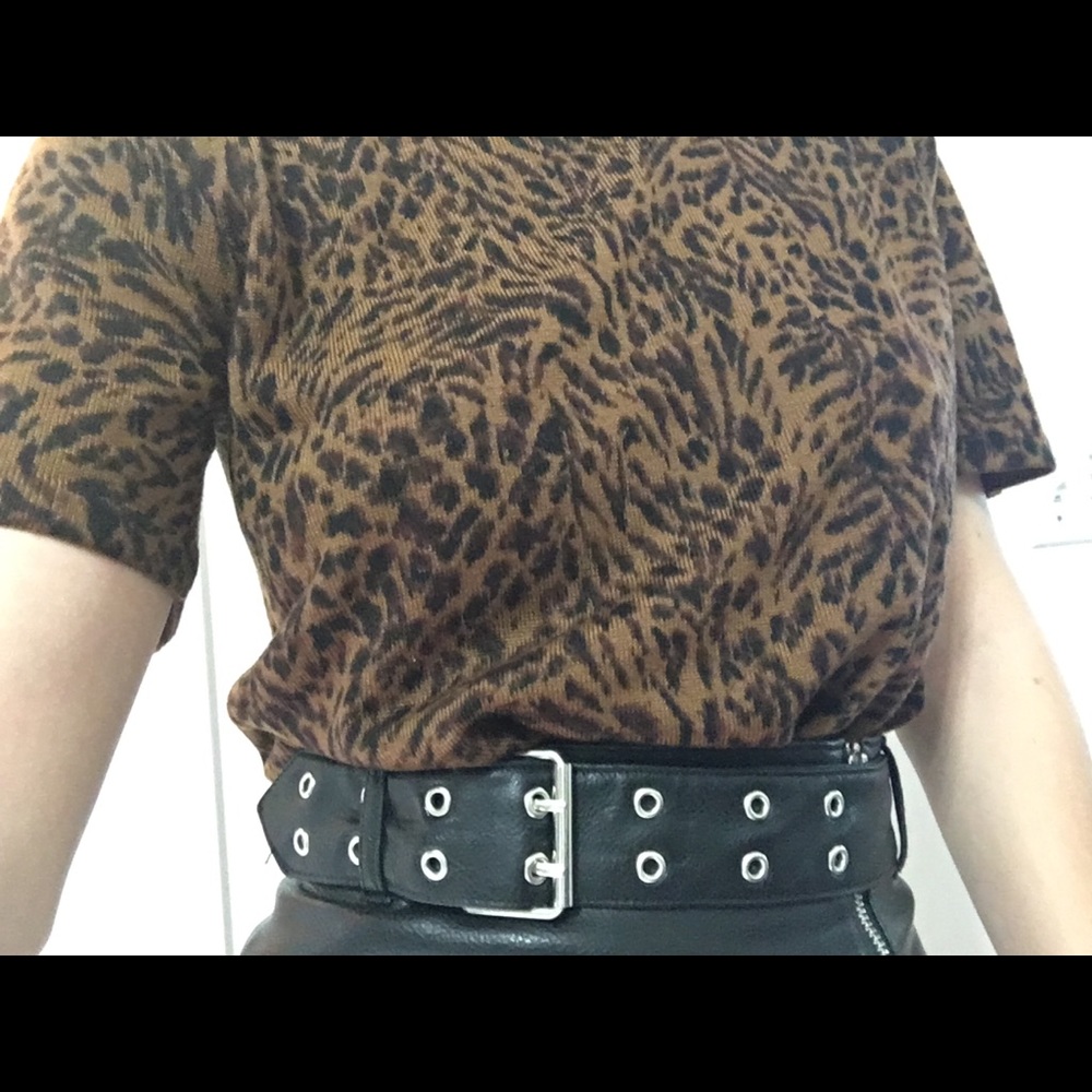 Cheetah print t-shirt